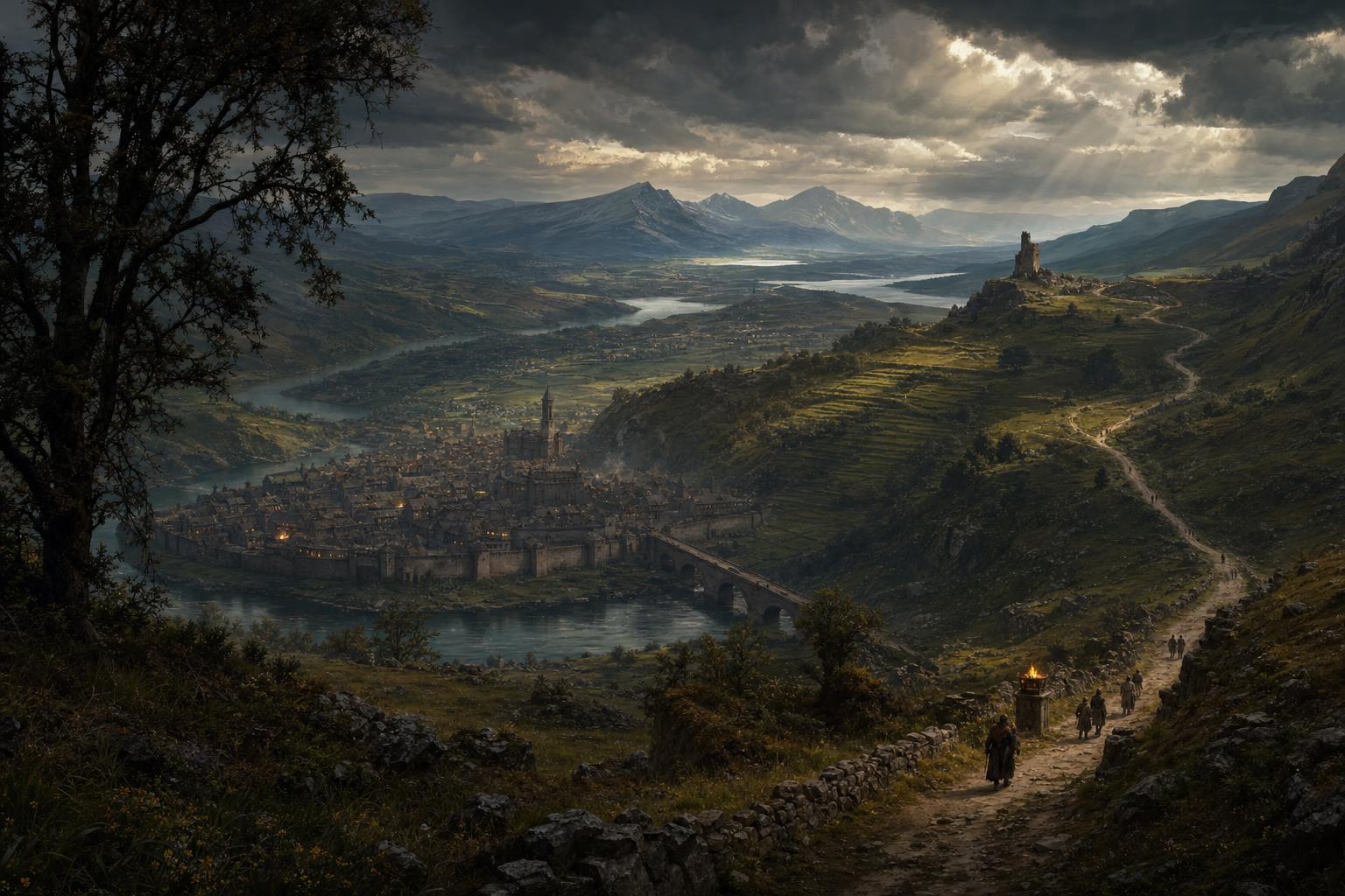 The Wayfarer's Ledger — title plate