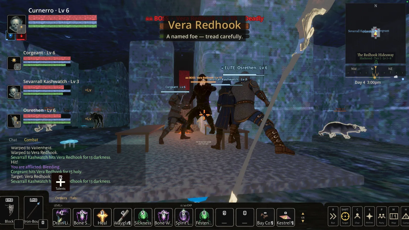 Vera Redhook, the named boss at the bottom of the Redhook Hideaway