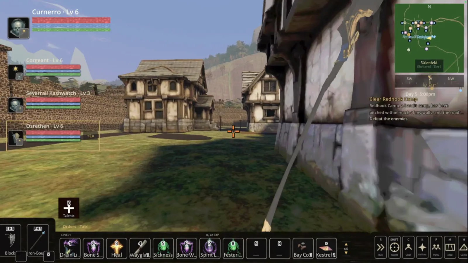 Valenfeld, the walled town at the heart of the Vale