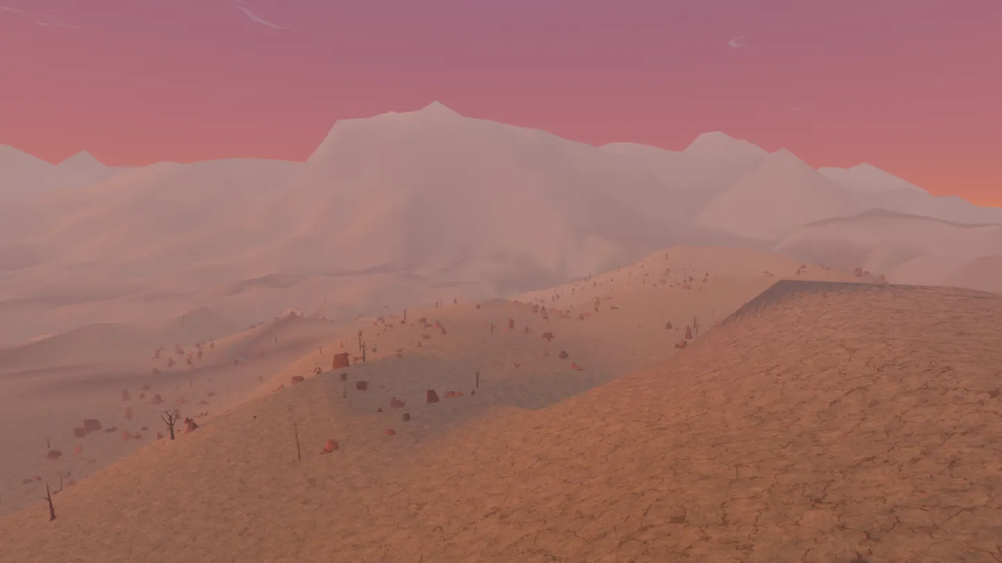 Valenfeld screenshot — vista desert wastes